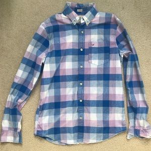 Men’s Hollister “Stretch-Fit” Button-Down Shirt